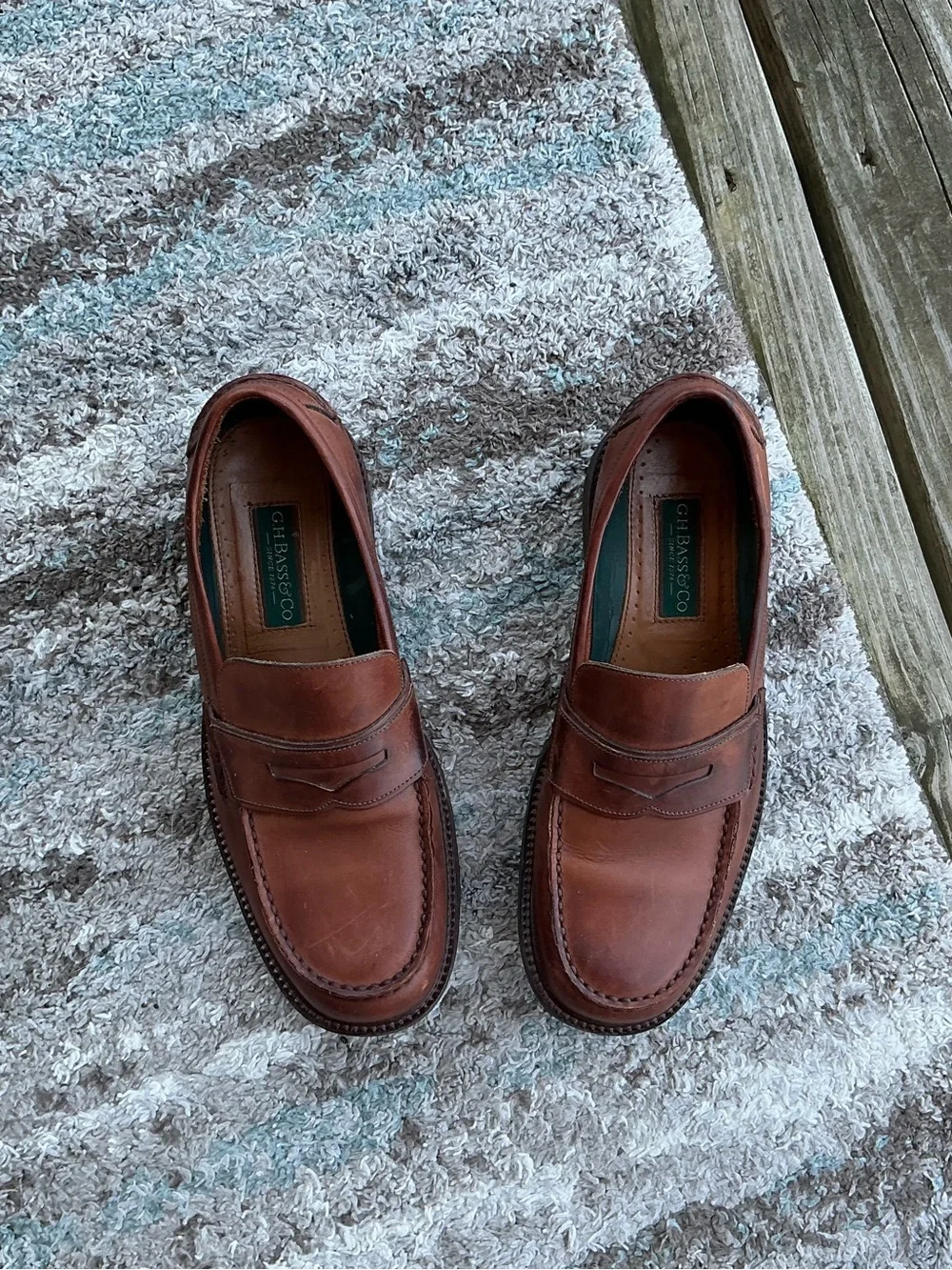 G.H. Bass Weejuns Penny Loafers Men’s 11 Made in Brasil